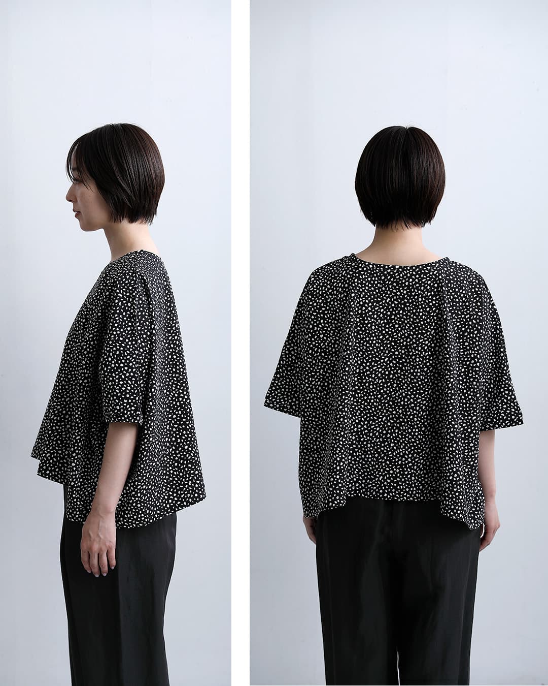 mizuiro indプリント ワイド プルオーバー 1-210081