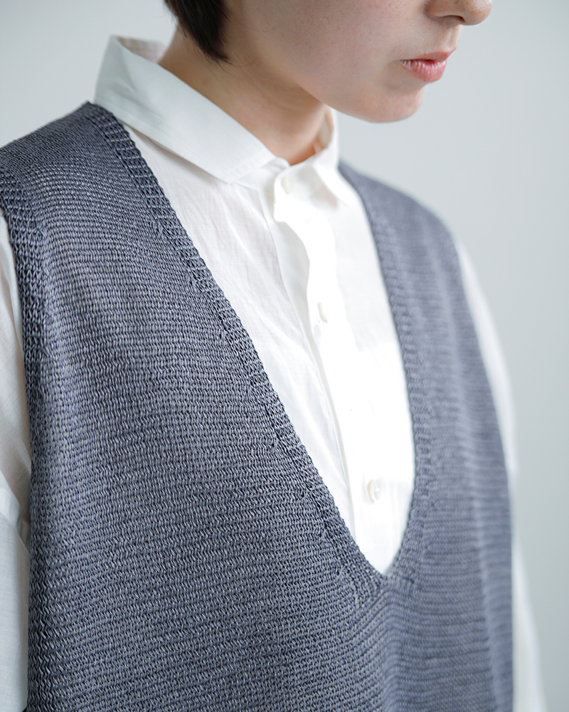 mizuiro ind(ミズイロインド)ワイドVネックベスト1-220062