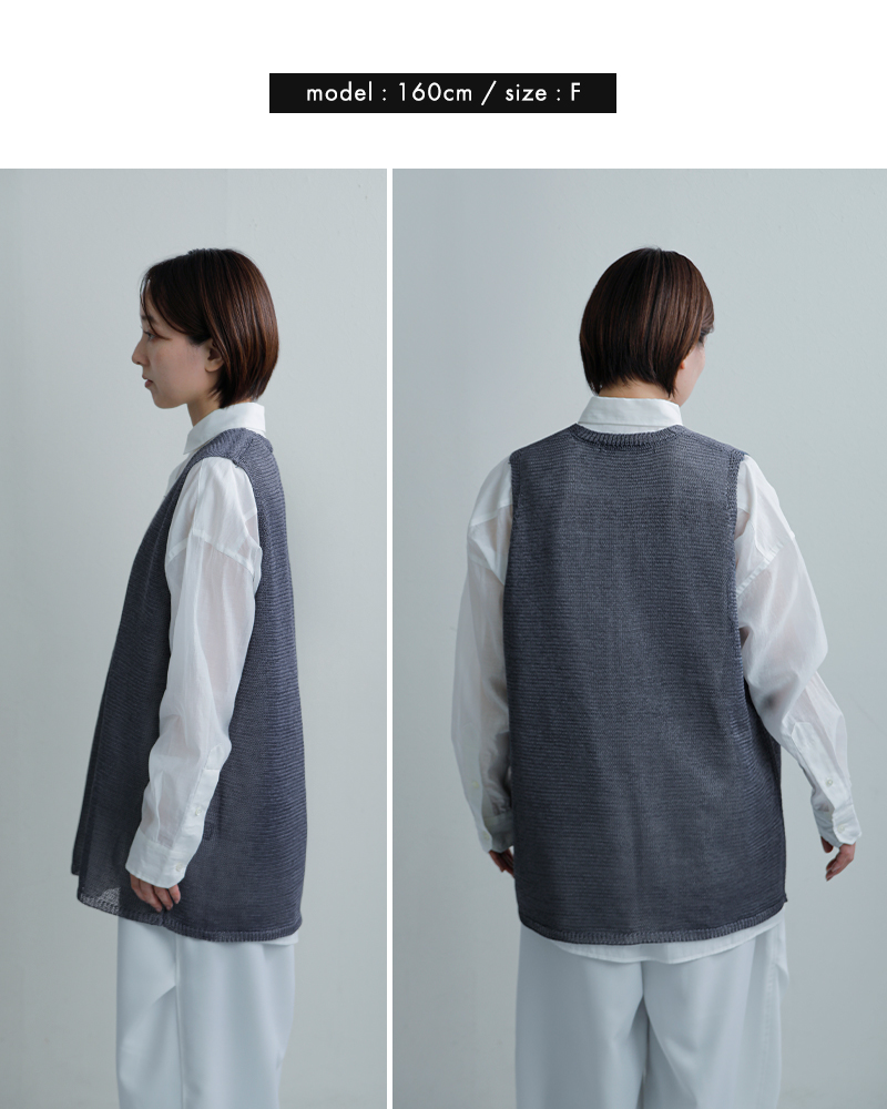 mizuiro ind(ミズイロインド)ワイドVネックベスト1-220062