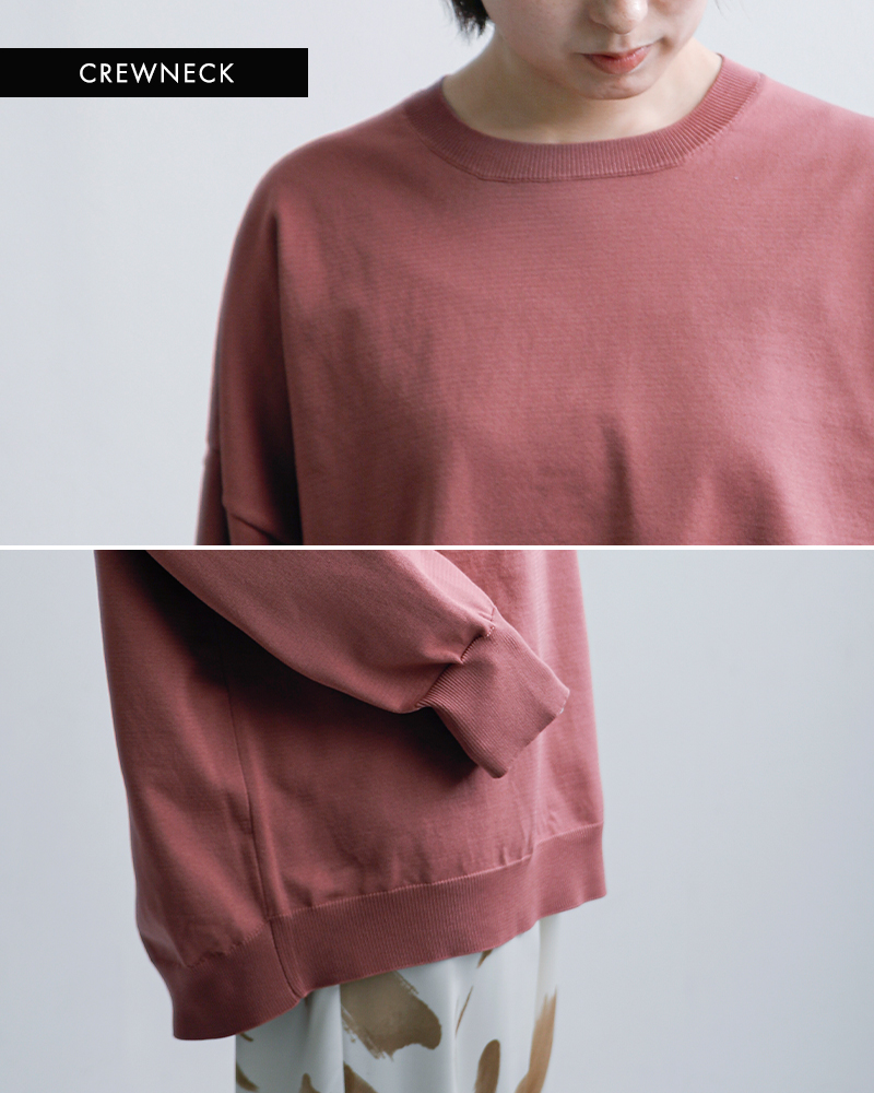 mizuiro ind(ミズイロインド)クルーネックワイドプルオーバー1-220077