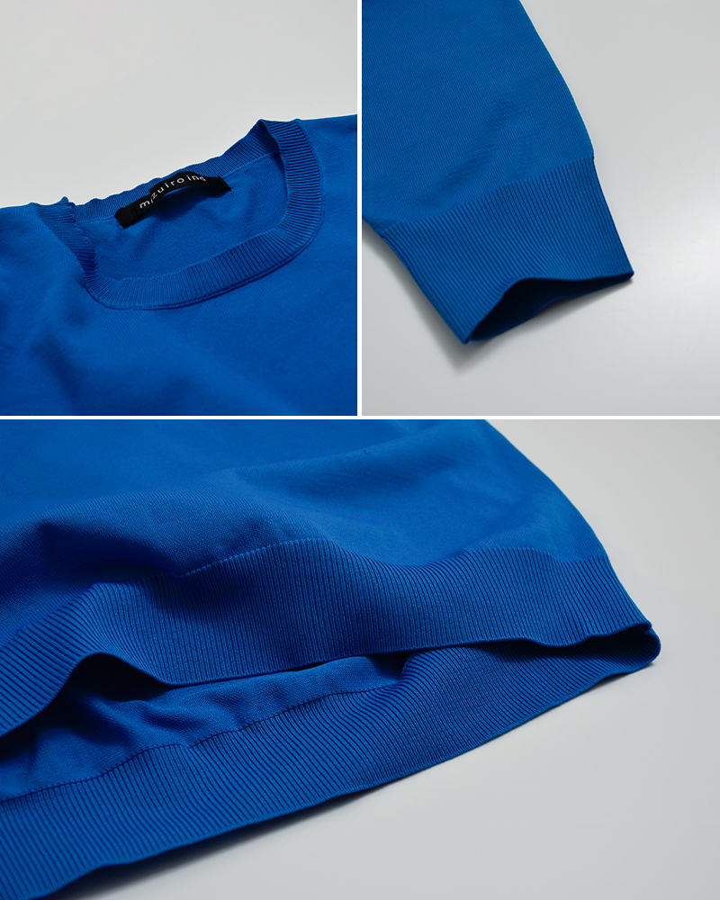 mizuiro ind(ミズイロインド)クルーネックワイドプルオーバー1-220077