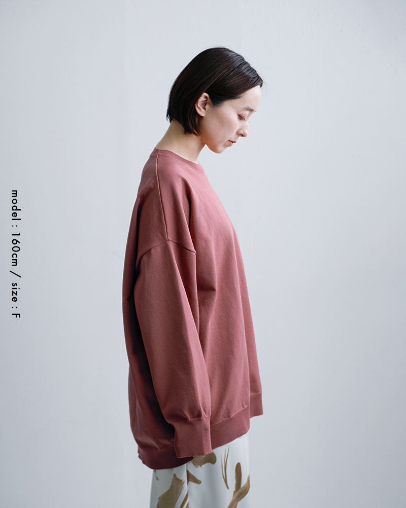 mizuiro ind(ミズイロインド)クルーネックワイドプルオーバー1-220077