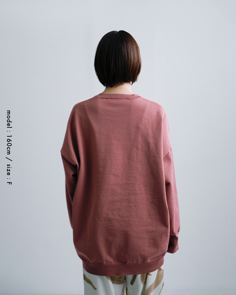 mizuiro ind(ミズイロインド)クルーネックワイドプルオーバー1-220077