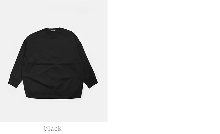 mizuiro ind(ミズイロインド)クルーネックワイドプルオーバー1-220077