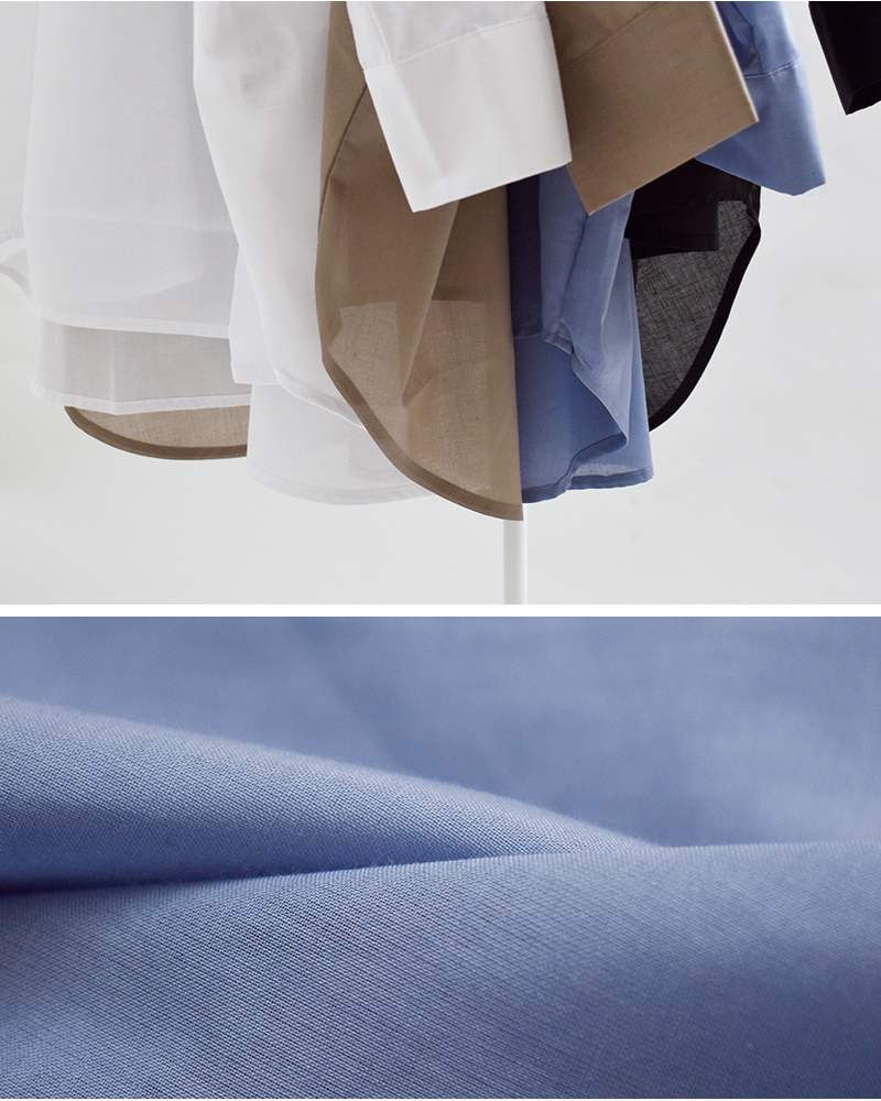 mizuiro ind(ミズイロインド)シアーワイドシャツ1-230162