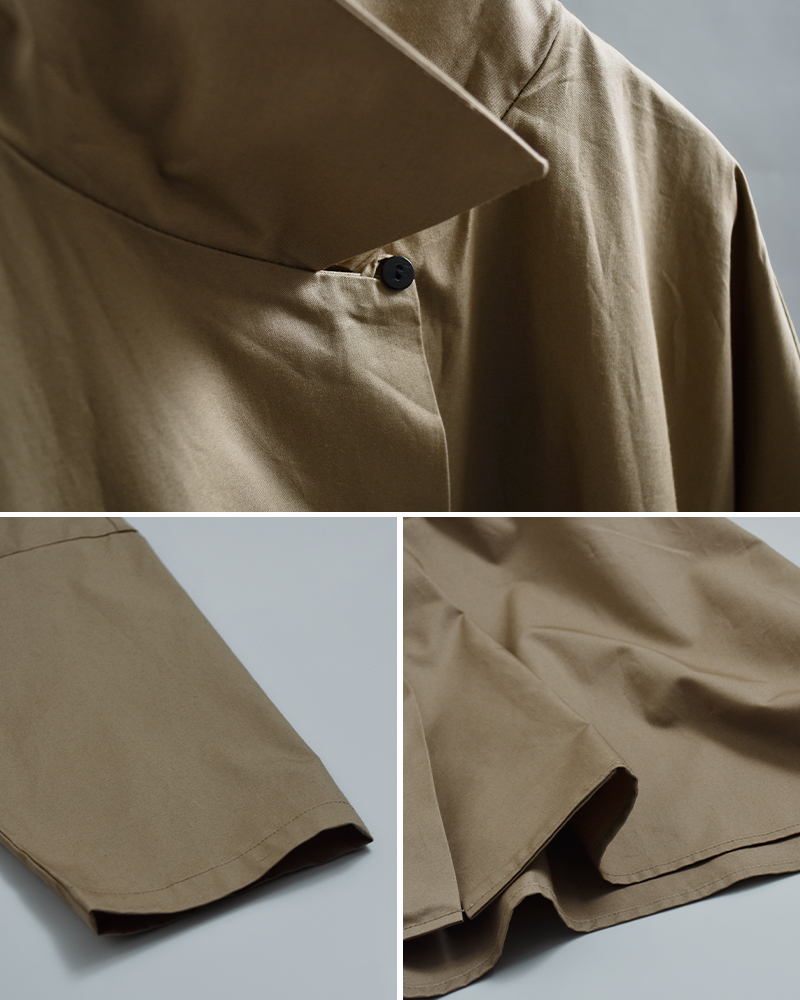 mizuiro ind(ミズイロインド)コットンワイドシャツワンピース1-250084