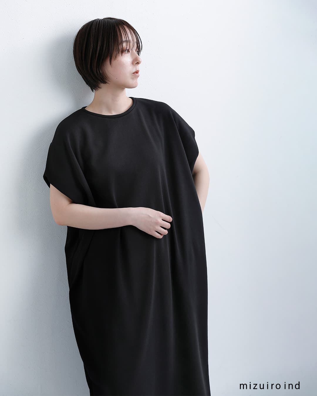 mizuiro indフリース ロング ワンピース 1-250085