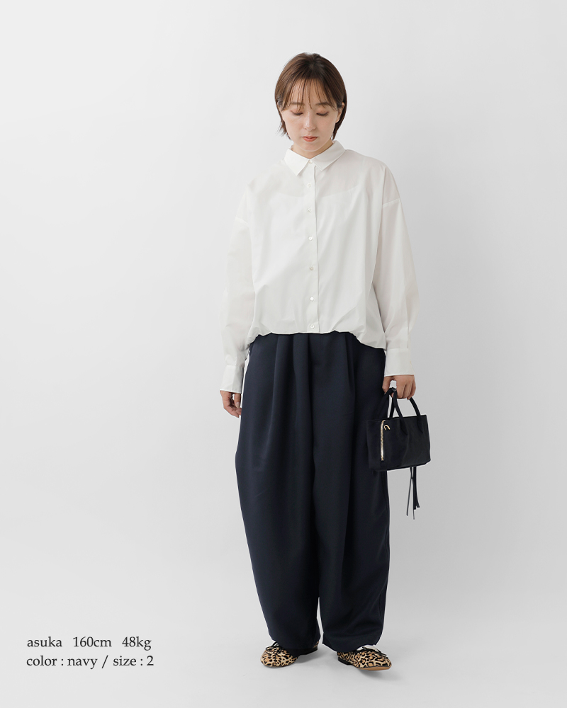 mizuiro ind(ミズイロインド)トロピカルストレッチワイドカーゴパンツ1-260016a