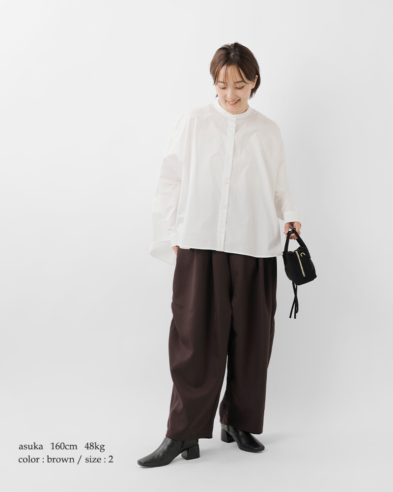 mizuiro ind(ミズイロインド)トロピカルストレッチワイドカーゴパンツ1-260016a