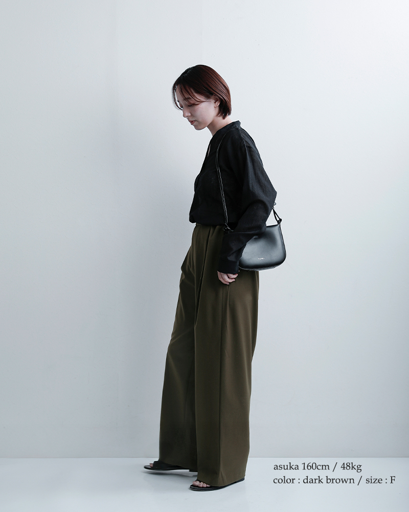 mizuiro ind(ミズイロインド)ツータックスラックスパンツ1-260100