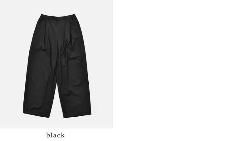 mizuiro ind(ミズイロインド)ツータックスラックスパンツ1-260100