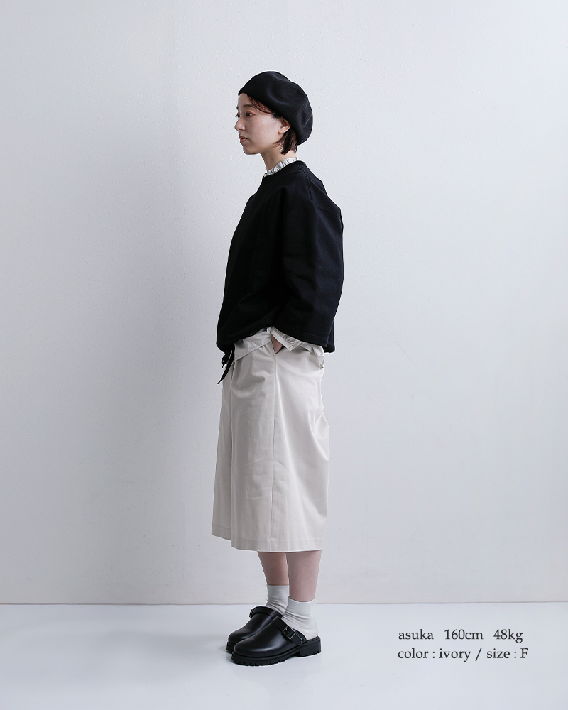 mizuiro ind(ミズイロインド)コットンハーフイージーパンツ1-260101