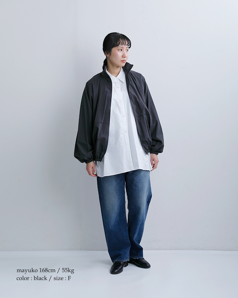 mizuiro ind(ミズイロインド)UVカット撥水ドルマンスリーブストームジャケット1-270036