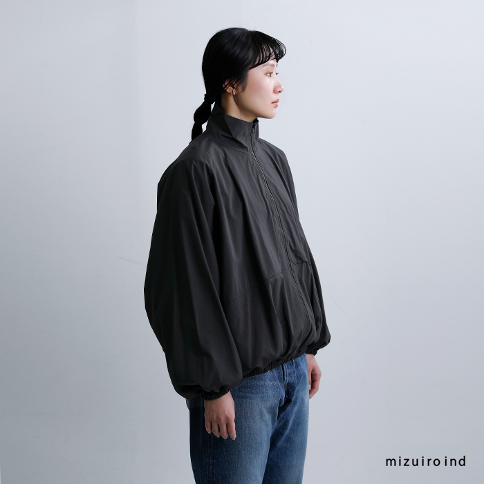 mizuiro ind(ミズイロインド)UVカット撥水ドルマンスリーブストームジャケット1-270036