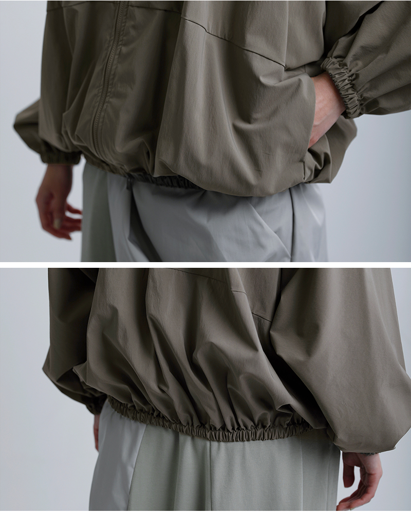 mizuiro ind(ミズイロインド)UVカット撥水ドルマンスリーブストームジャケット1-270036