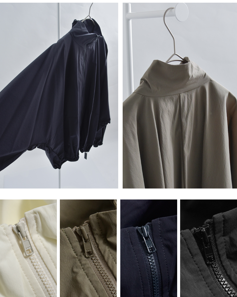 mizuiro ind(ミズイロインド)UVカット撥水ドルマンスリーブストームジャケット1-270036