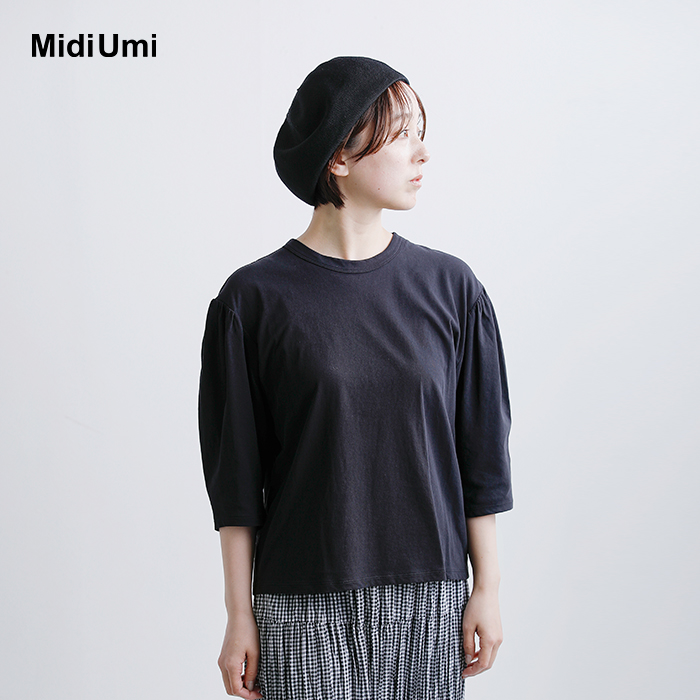 MidiUmiコットン ボリュームスリーブ プルオーバー 1-710106