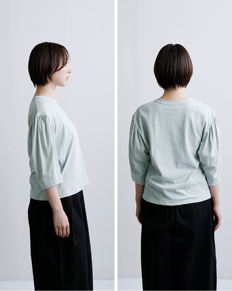 MidiUmiコットン ボリュームスリーブ プルオーバー 1-710106