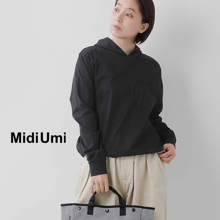 MidiUmiコットン フーデッド プルオーバー 1-71982761