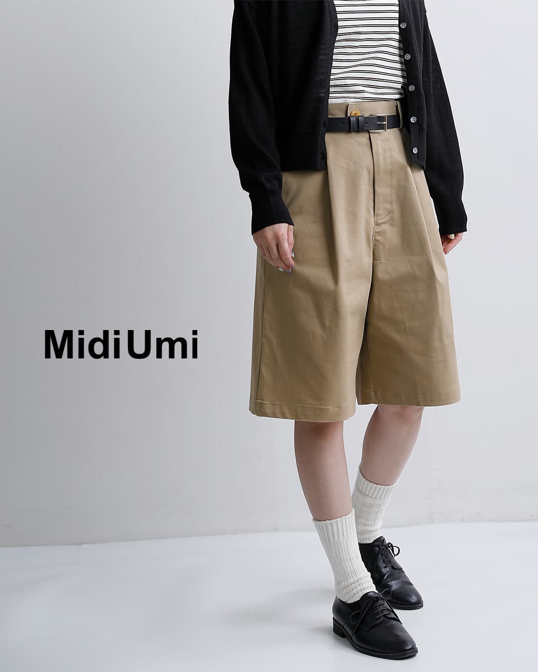 MidiUmi(ミディウミ)チノ ショートパンツ 1-760148