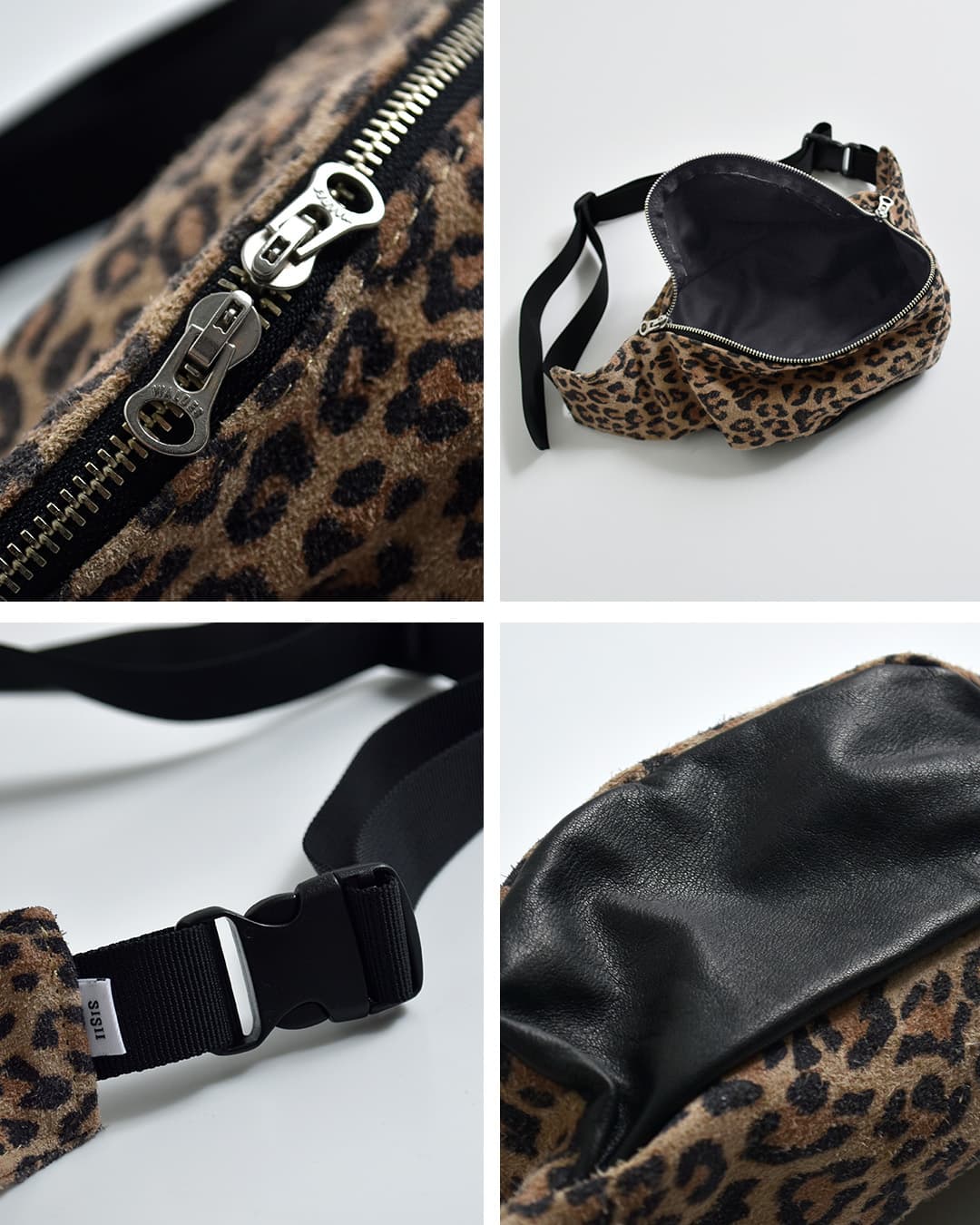 Sisii(シシ)レザー ベルト バッグ 100-052