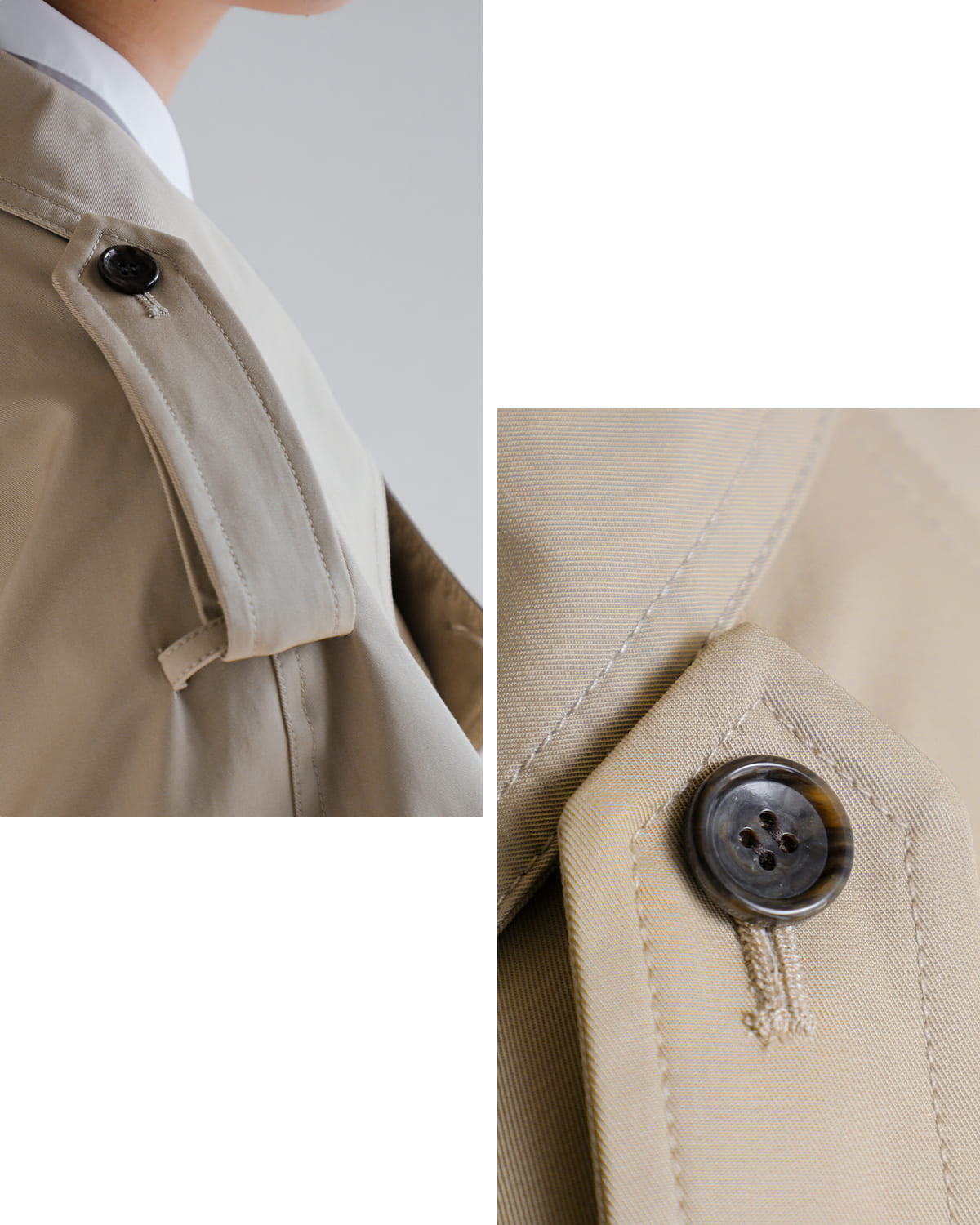 CLANE(クラネ)オーバーショートトレンチコート 10101-0023