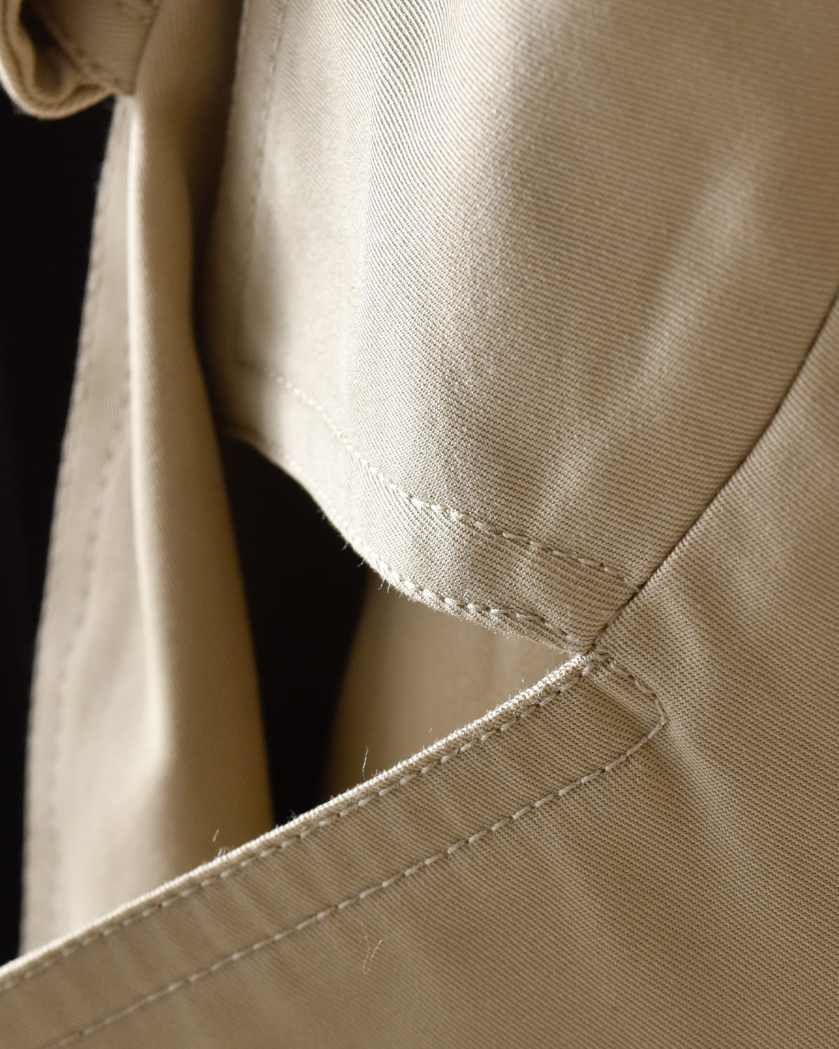 CLANE(クラネ)オーバーショートトレンチコート 10101-0023