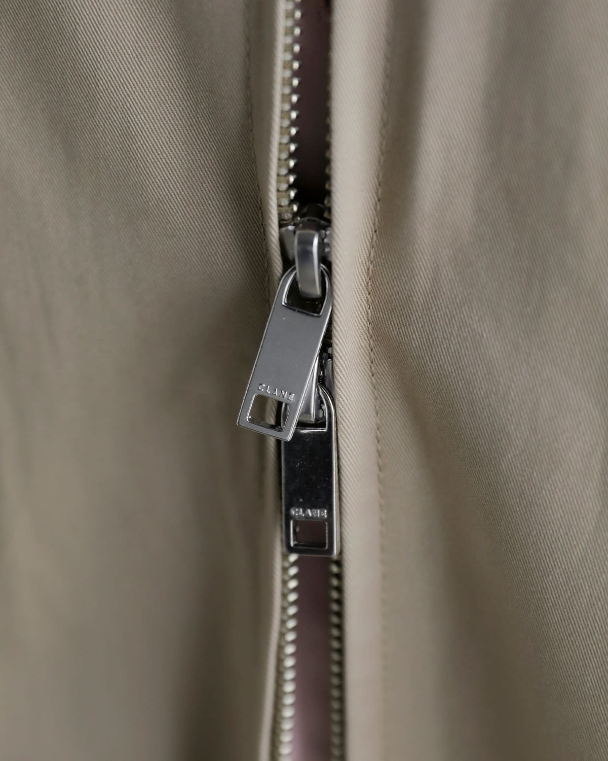 CLANE(クラネ)ダブルカラースタッズドリズラージャケット 10104-0533