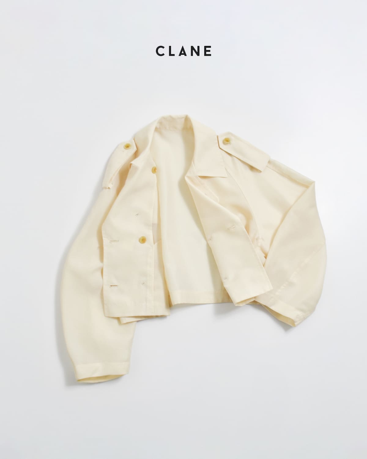 CLANE(クラネ)シアー ショート トレンチジャケット10104-0543