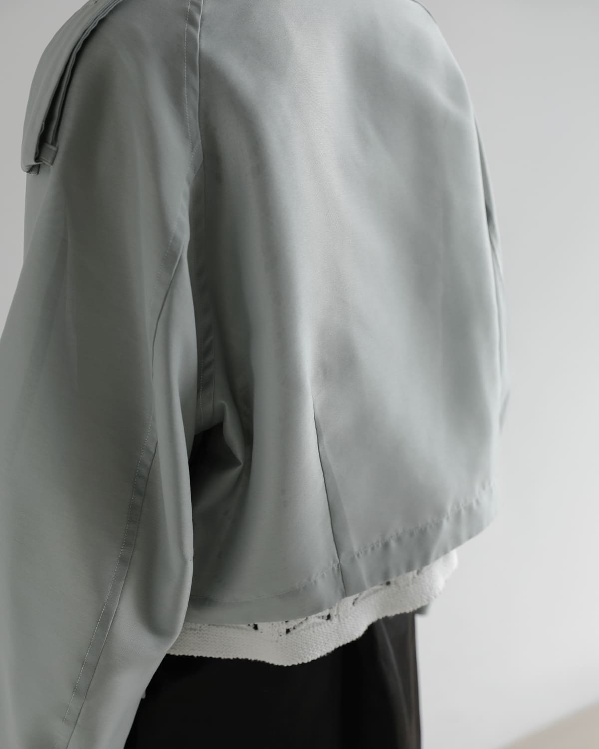 CLANE(クラネ)シアー ショートトレンチジャケット 10104-0543