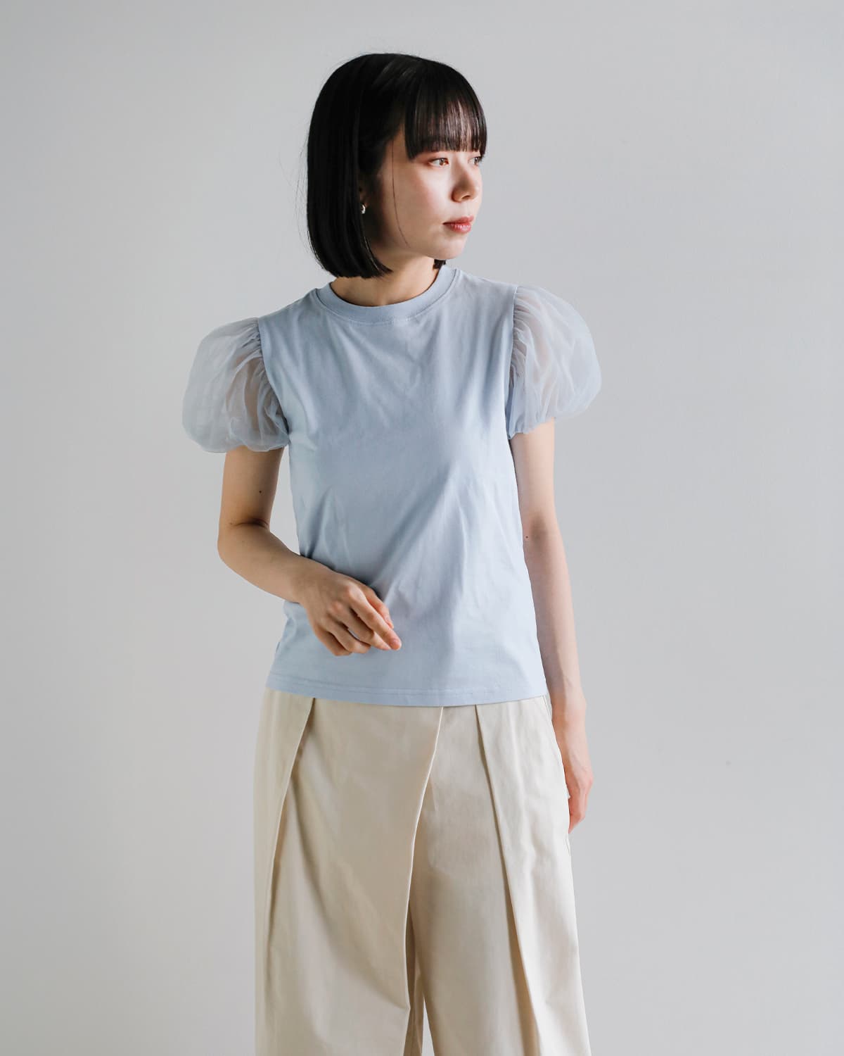 CLANE(クラネ)チュールベストレイヤードトップス 10105-1173