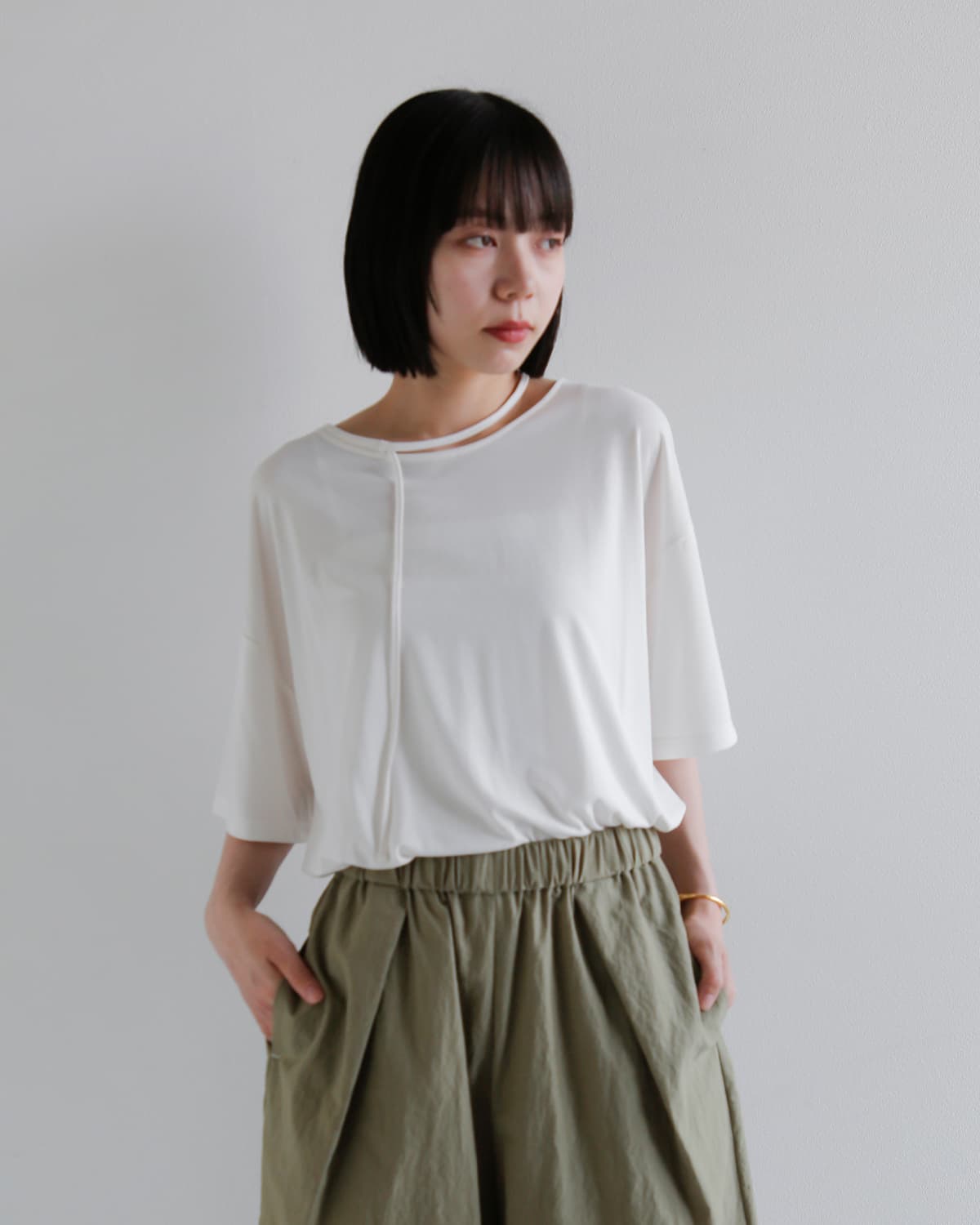 CLANE(クラネ)ドループシンコードソフトトップス 10105-1213