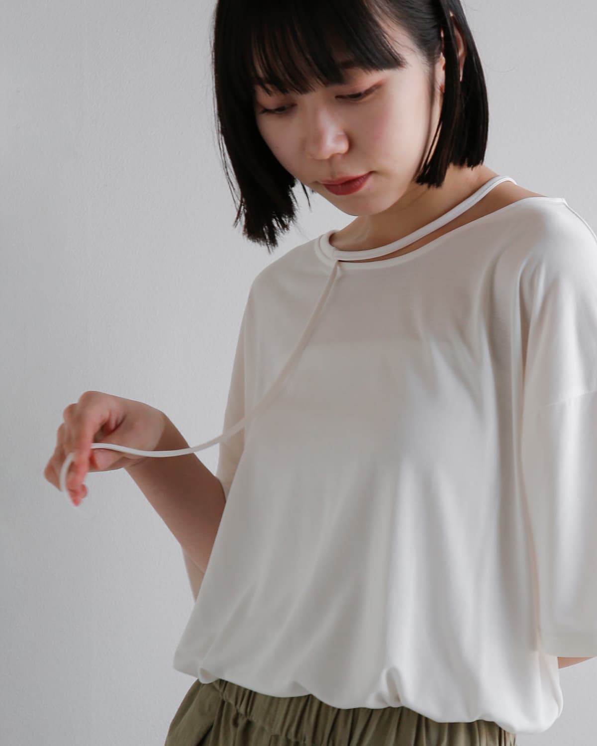 CLANE(クラネ)ドループシンコードソフトトップス 10105-1213