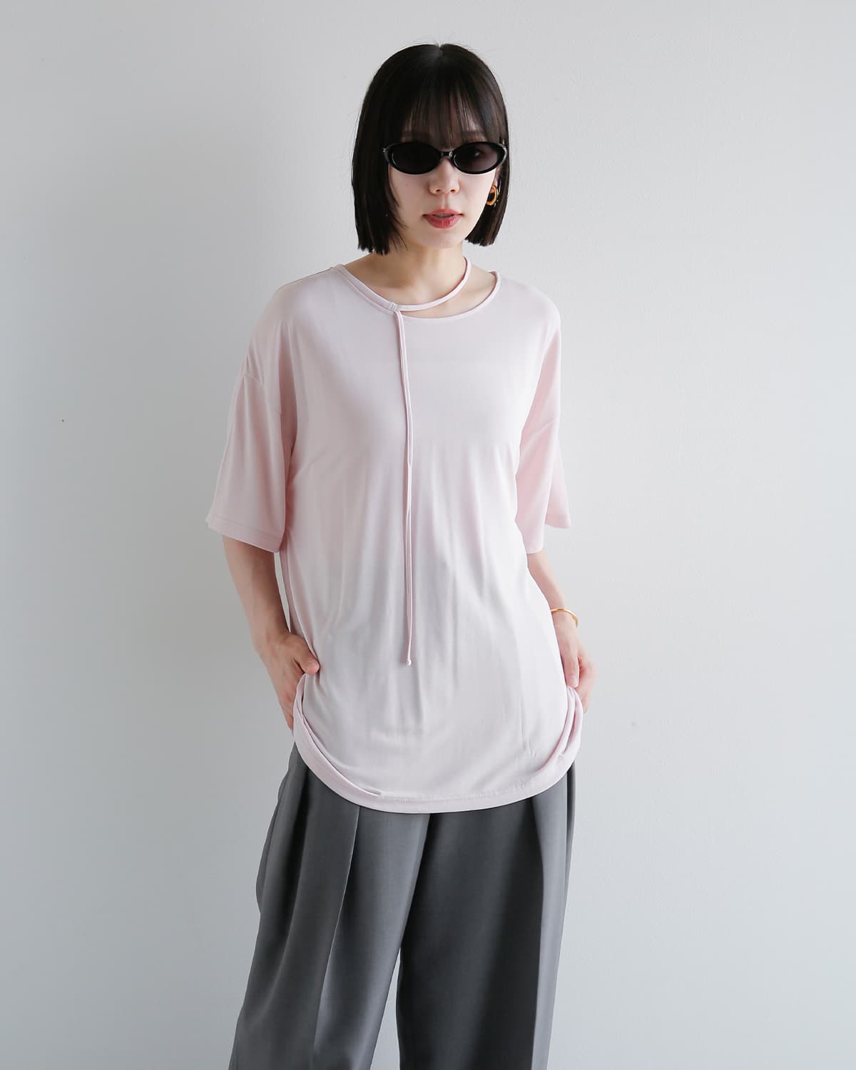 CLANE(クラネ)ドループシンコードソフトトップス 10105-1213