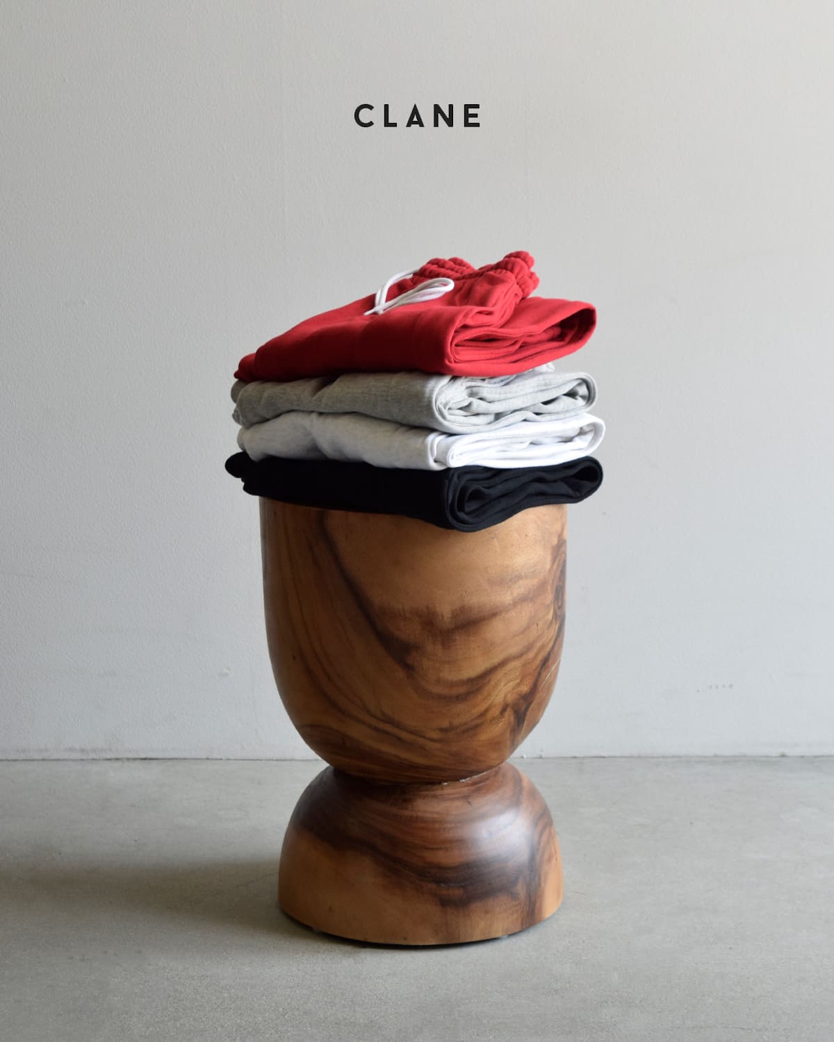 CLANE(クラネ)コクーン バルキー スウェットパンツ10110-7133