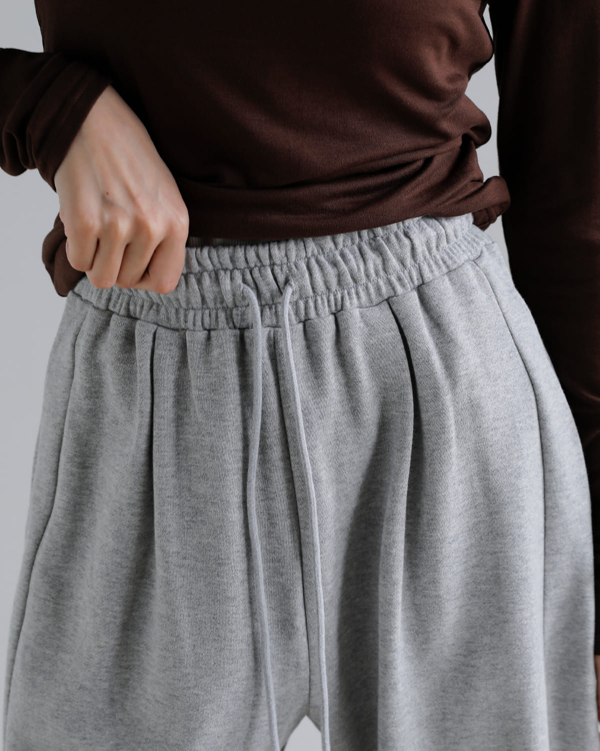 CLANE(クラネ)コクーンバルキー スウェットパンツ 10110-7133