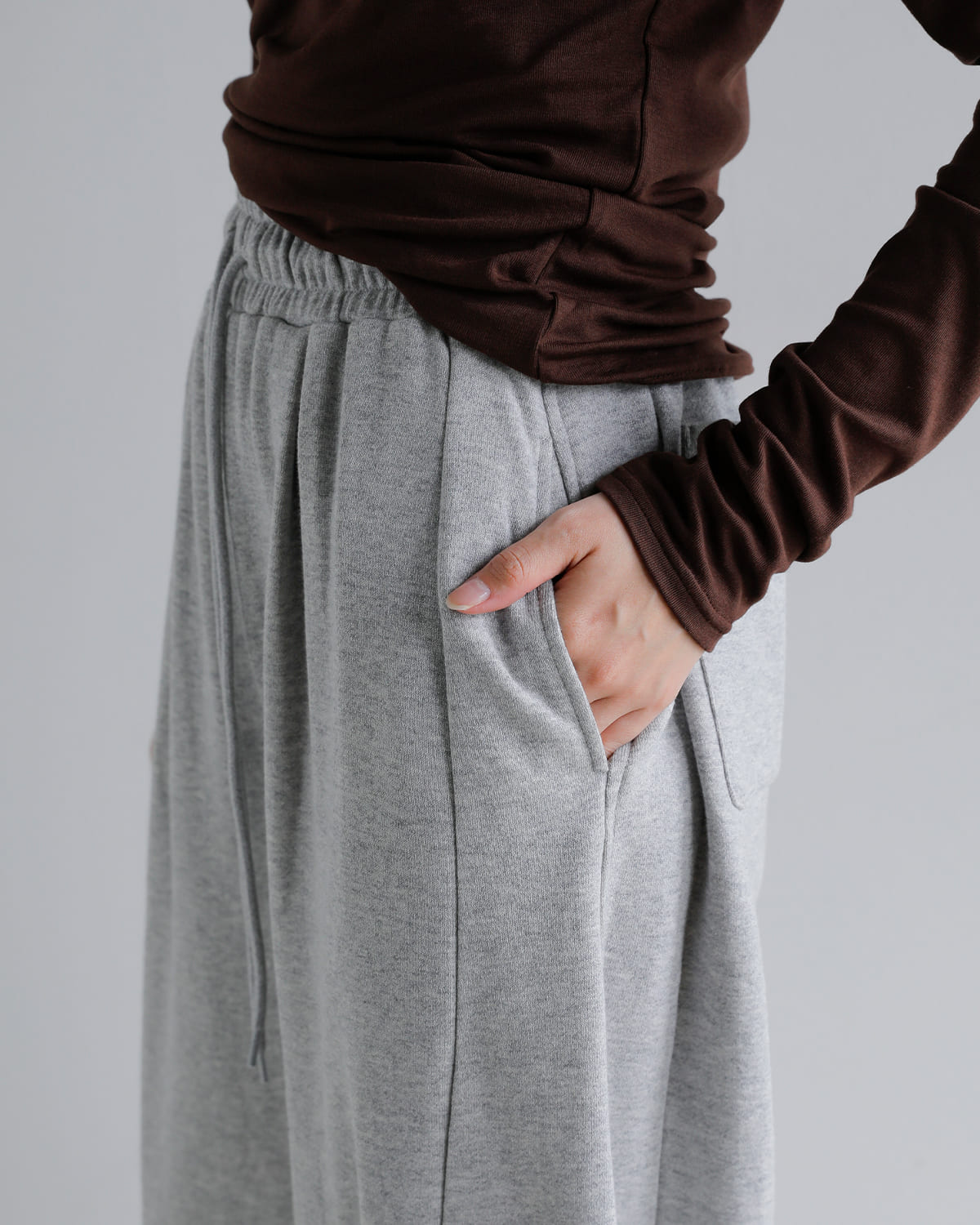 CLANE(クラネ)コクーンバルキー スウェットパンツ 10110-7133