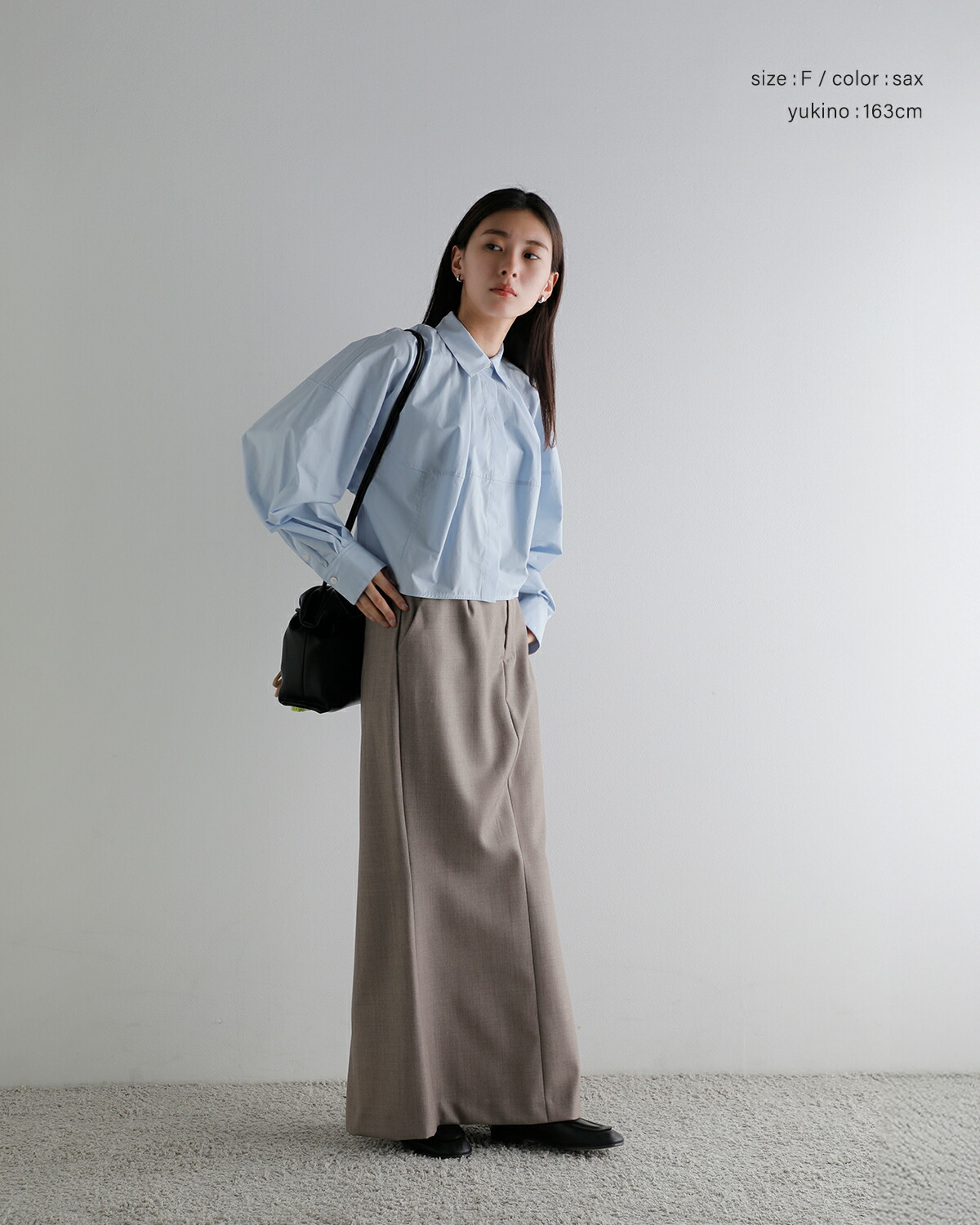 CLANE(クラネ)リボンタイコンパクトシャツ 10122-4023