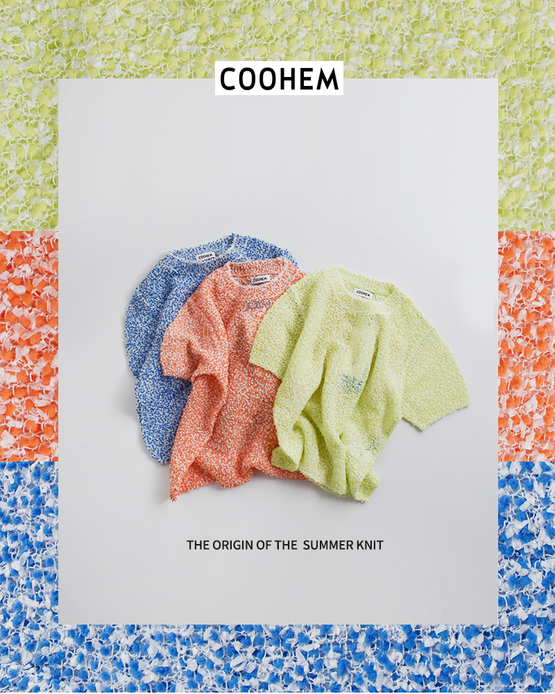 COOHEMシアー モール ニット プルオーバー 11-262-021