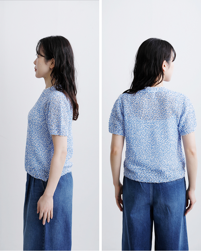 COOHEMシアー モール ニット プルオーバー 11-262-021