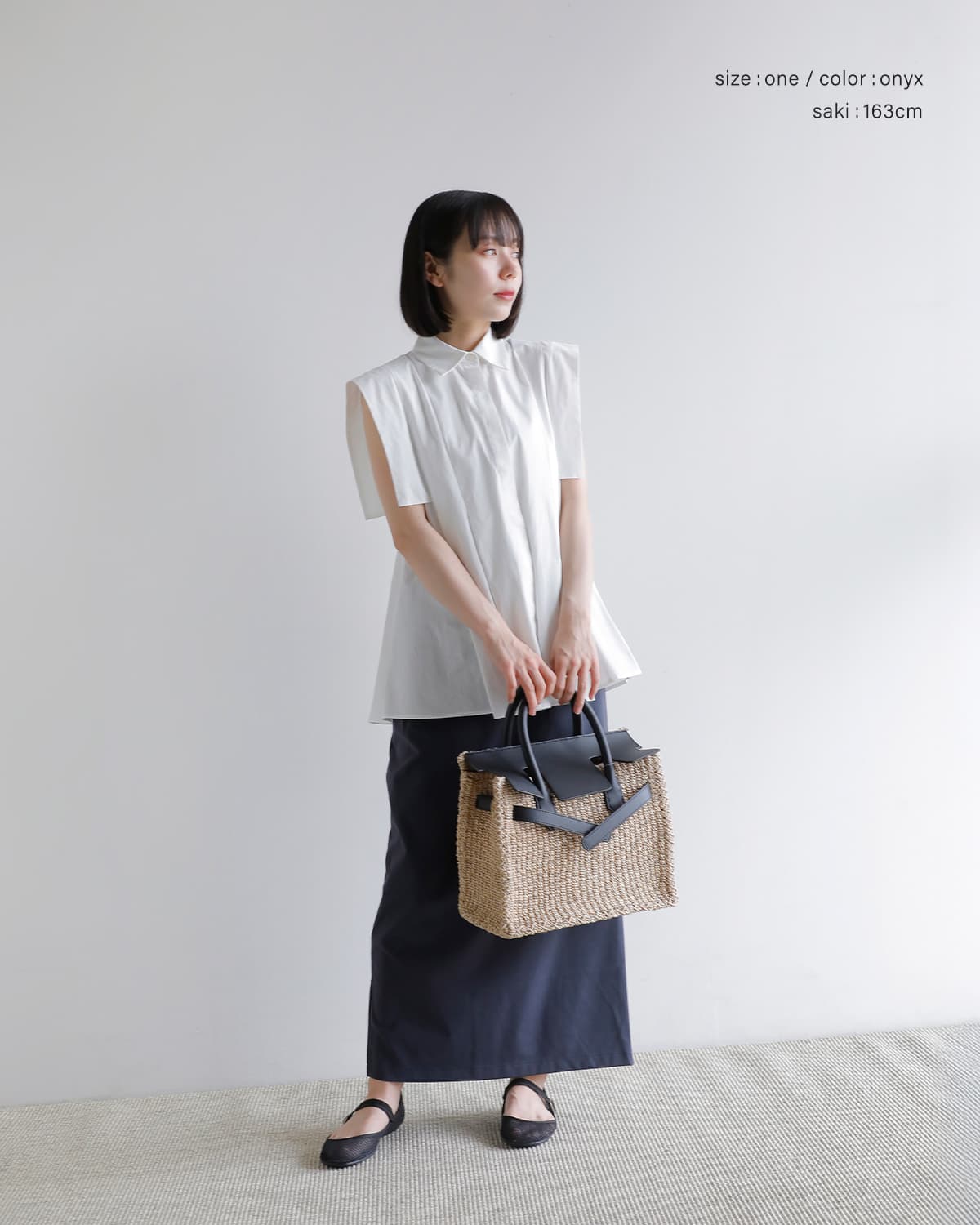 SEA(シー)アバカかごバッグ Mサイズ 110506551