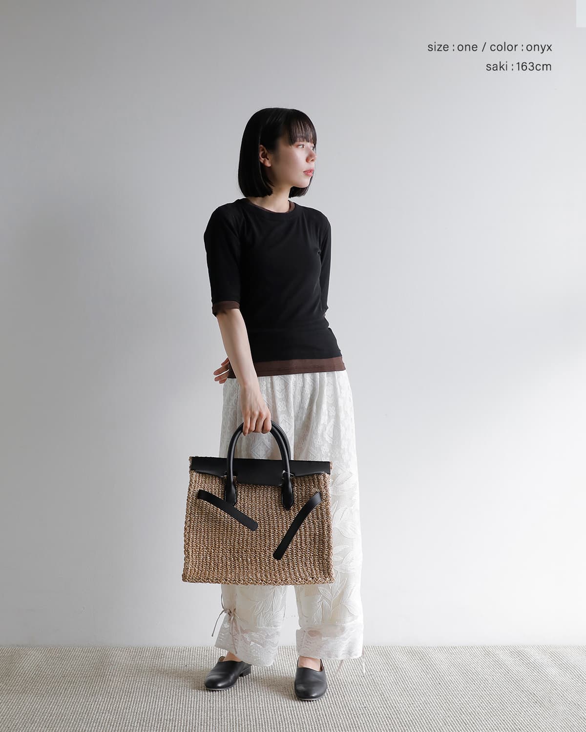 SEA(シー)アバカかごバッグ Lサイズ 110506552