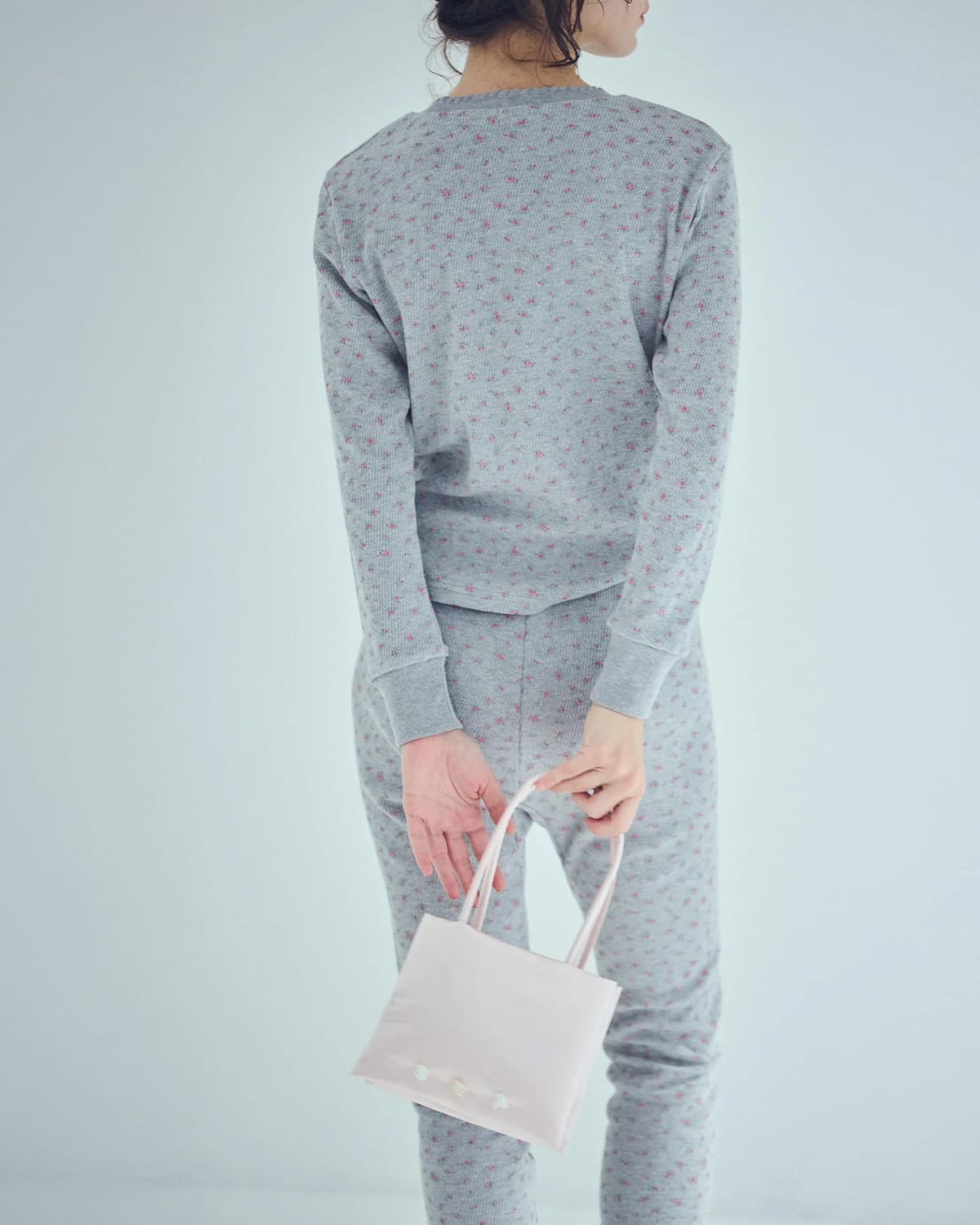 SEA(シー)コットンフローラルサーマル長袖Tシャツ 110706511