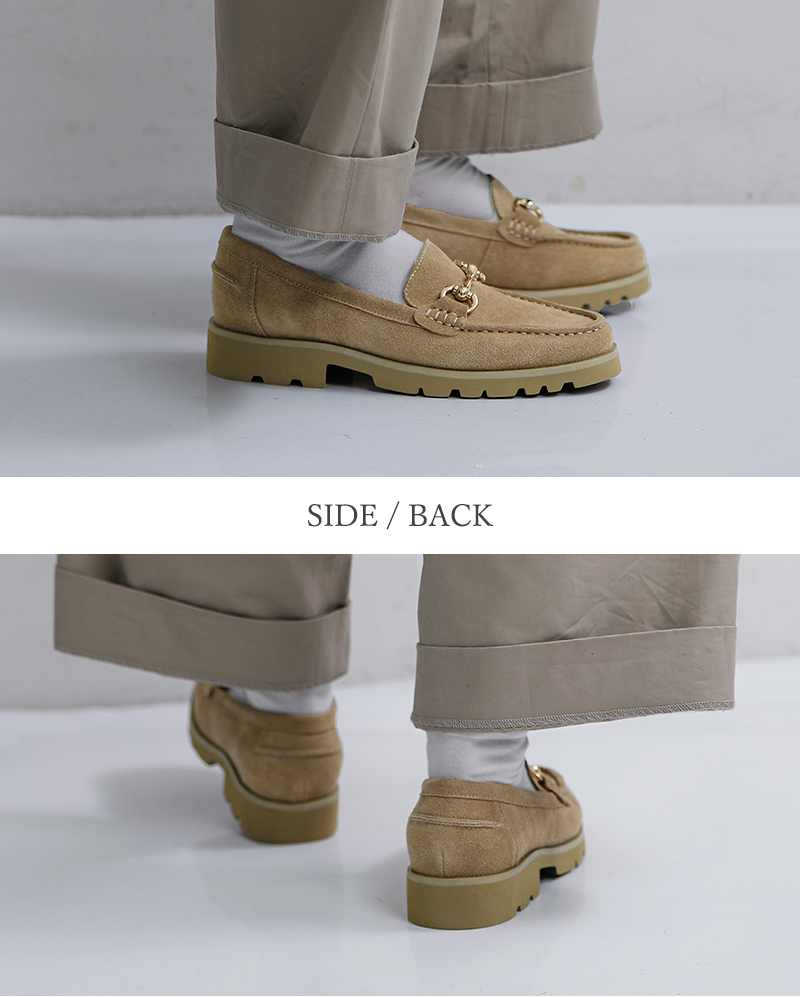 ARTESANOS(アルテサノス)カウスエードレザービットローファー12-312-10f-af