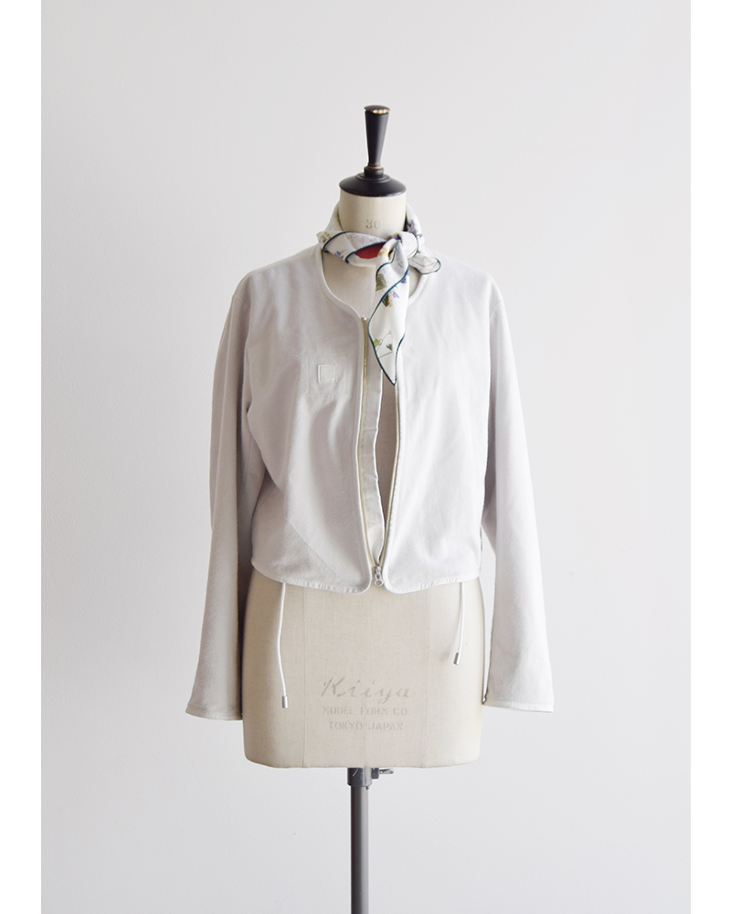 Sisii(シシ)スエードノーカラージップジャケット“NOCOLLARZIPJACKET”124-ol