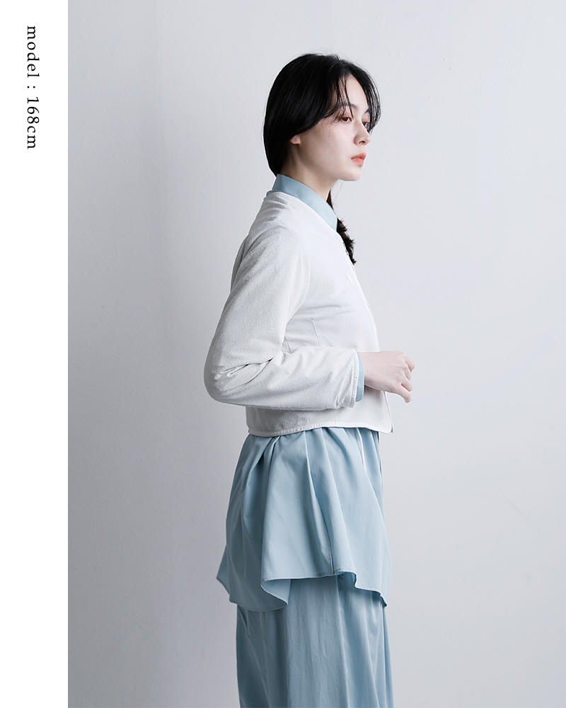 Sisii(シシ)スエードノーカラージップジャケット“NOCOLLARZIPJACKET”124-ol