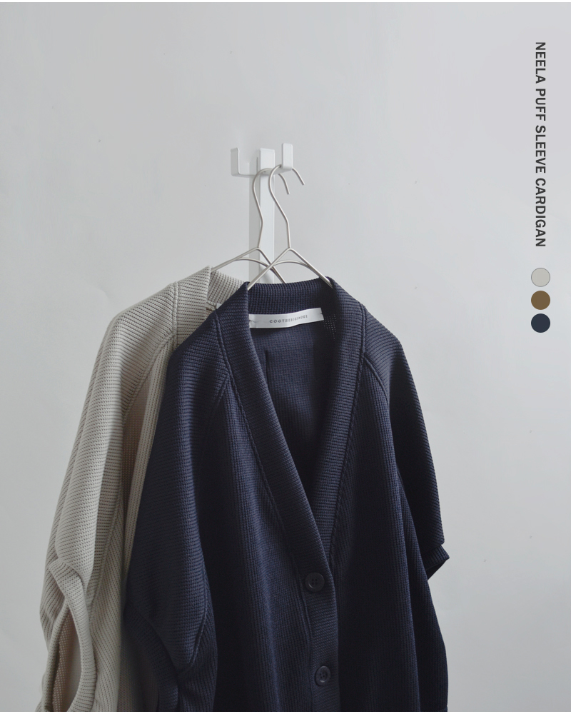 COGTHEBIGSMOKE(�R�O�U�r�b�O�X���[�N)�n�C���[�Q�[�W�j�b�g���C�N�W���[�W�[�p�t�X���[�u�J�[�f�B�K��NEELAPUFFSLEEVECARDIGAN14201-239-1422-1