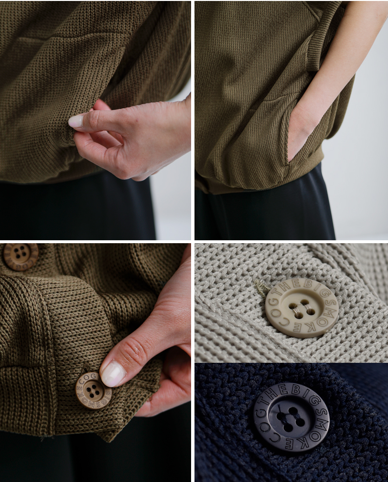 COGTHEBIGSMOKE(�R�O�U�r�b�O�X���[�N)�n�C���[�Q�[�W�j�b�g���C�N�W���[�W�[�p�t�X���[�u�J�[�f�B�K��NEELAPUFFSLEEVECARDIGAN14201-239-1422-1