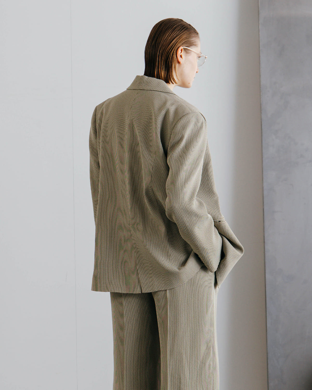 CREDONA(クレドナ)チェックジャガードジャケット CHECK JQ JACKET 1426101002-0