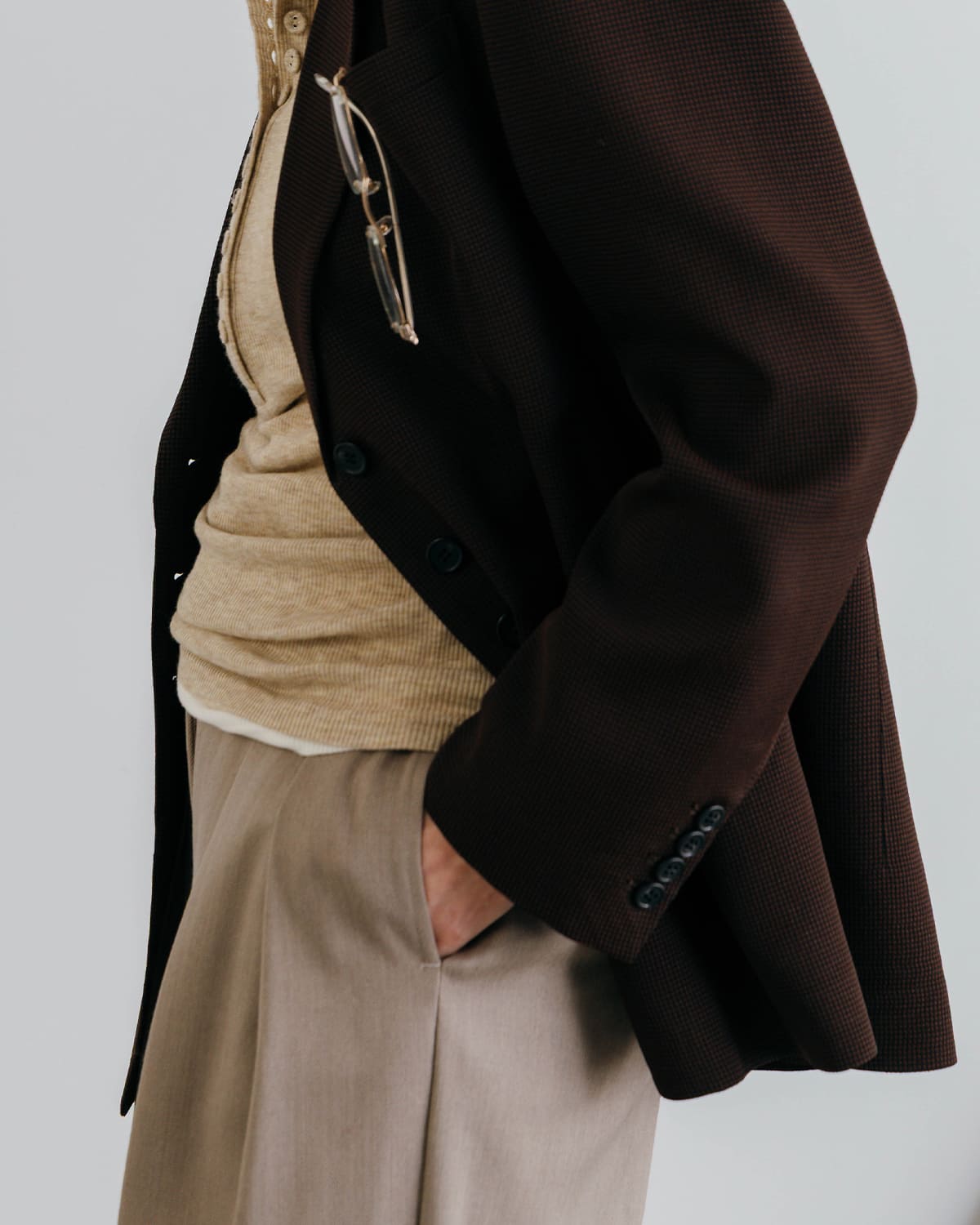 CREDONA(クレドナ)チェックジャガードジャケット CHECK JQ JACKET 1426101002-0